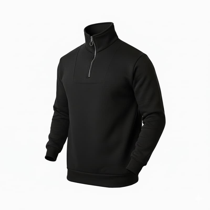 دورس مردانه نیم زیپ مدل Behbod-مشکی